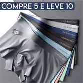 Ice Boxer Pro™ - Cueca de Seda Térmica - [Kit 5 Unidades - Promoção Exclusiva]