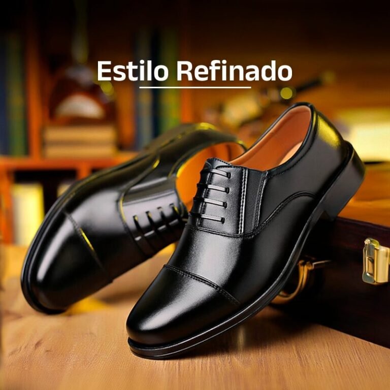 Sapato Masculino de Couro Genuíno Gentlemen’s + Relógio | Frete Grátis e Envio Nacional