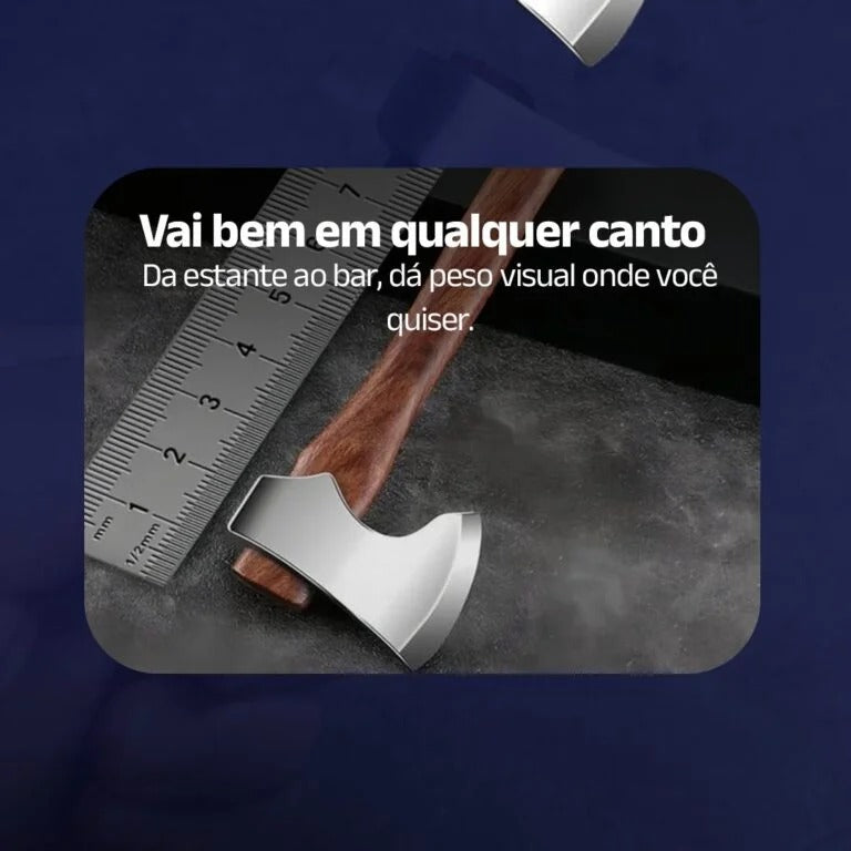 Mini Machado Decorativo - Evolut - Compre 1 Leve 2 + Brinde: Chaveiro Machado Kratos